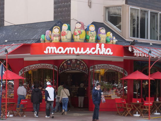 der angeblich beste Schokoladenladen der Stadt.