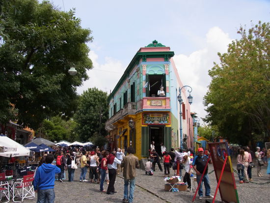 Ankunft in "La Boca"