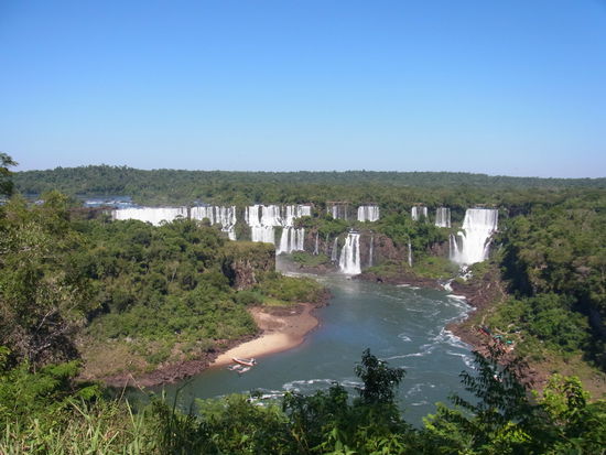 Blick auf die argentinische Seite