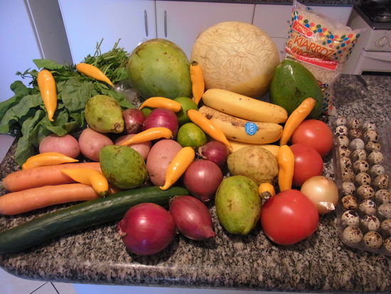 es gibt alles, was das Herz begehrt..., ja auch Wachteleier