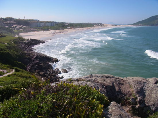 Aussicht auf den Praia Sandinho