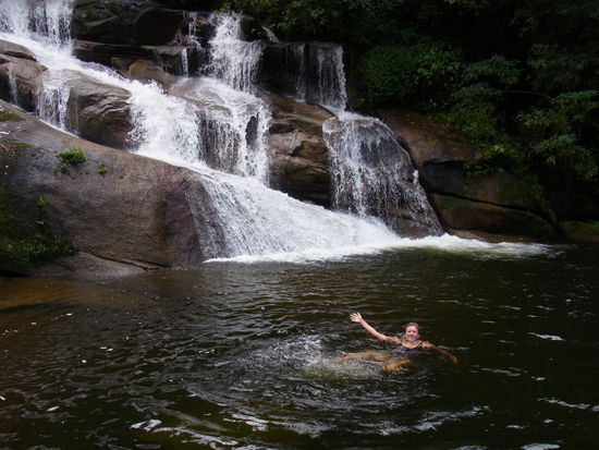 das Wasser ist so was von erfrischend