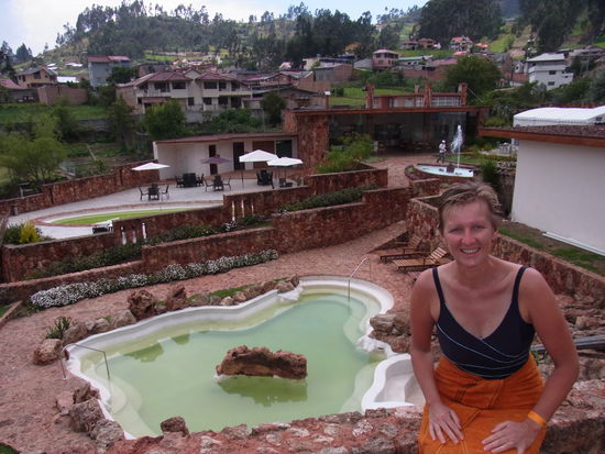 Ein Teil der Therme von oben
