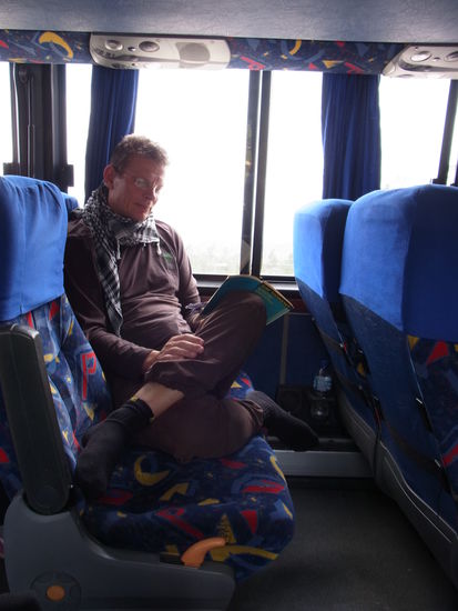 Sooooo gemuetlich kann Bus fahren sein...