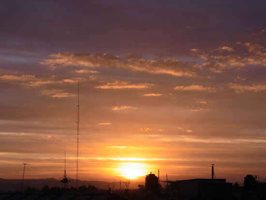 Der Sonnenuntergang beeendet gleichzeitig unsere 6. Woche hier in Südamerika