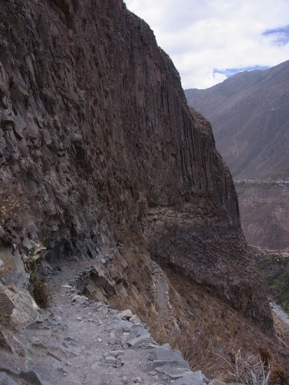 immer an der Wand lang....