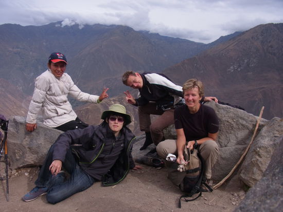 von 2.300 auf 3.300 Meter gekraxelt, ganz schön fertig und trotzdem glücklich