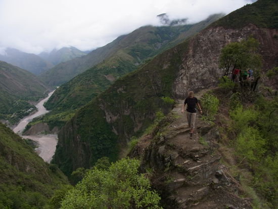 schmaler Grat: links nichts - rechts nichts