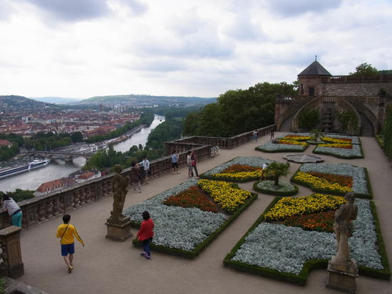 Der Ausblick vom Garten der Festung