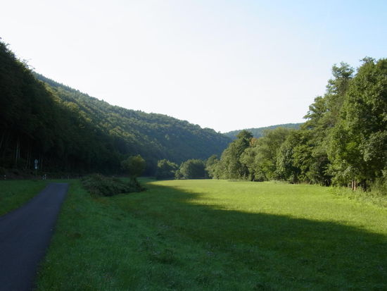 Morgenstimmung beim Rad fahren