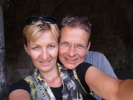 Selfie auf der Burganlage