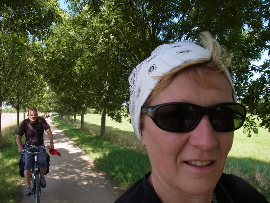 Selfie während der Fahrt