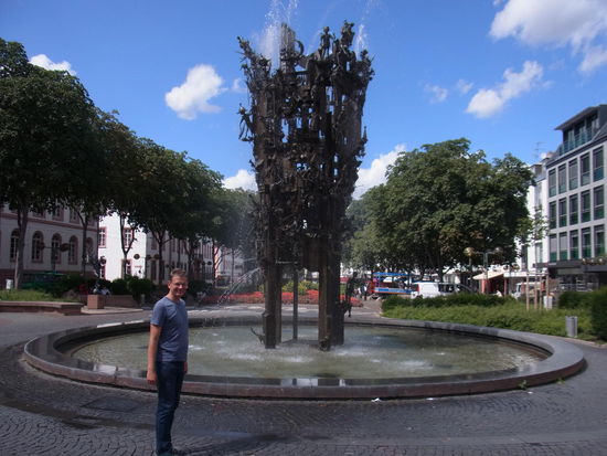 Der Karnevalsbrunnen in Mainz