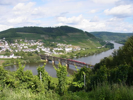 noch weiter oben mit Blick auf die Brücke