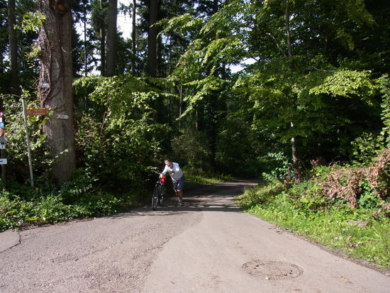 auf den letzten Metern der Radschiebung...