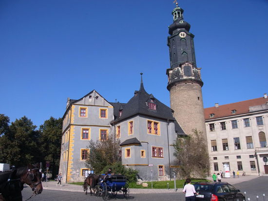 Am Schloss von Weimar