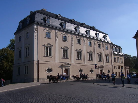 Die Amalia-Bibliothek jetzt wieder aufgebaut zu besichtigen