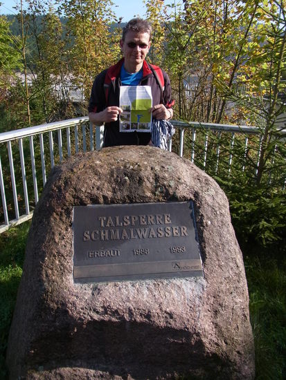 Ankunft an der Schmalwassertalsperre