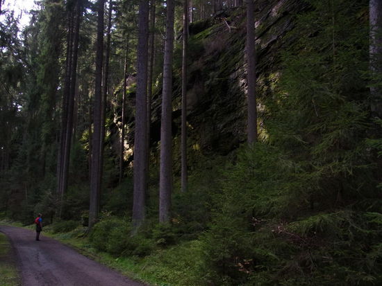 wie winzig der Mensch und gewaltig die Natur ist.