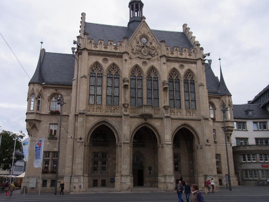 Das alte Rathaus von Erfurt