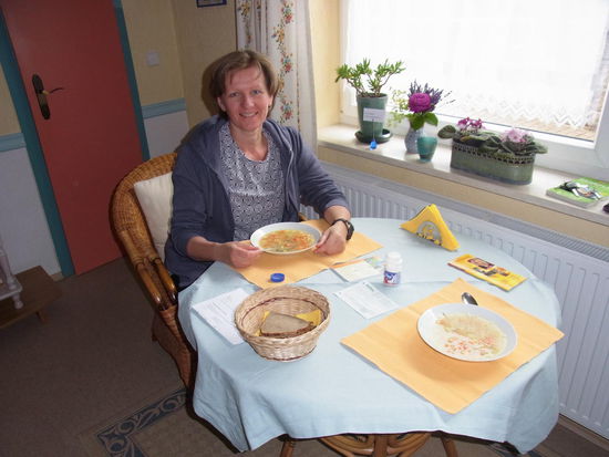 Unser erstes Abendbrot in Wernigerode