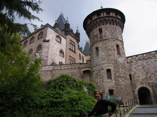 aus der Ferne sah das Schloss nicht so gewaltig aus