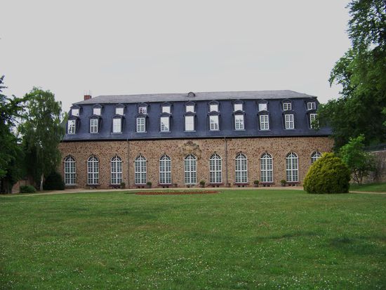 Die Orangerie, die heute als Archiv genutzt wird