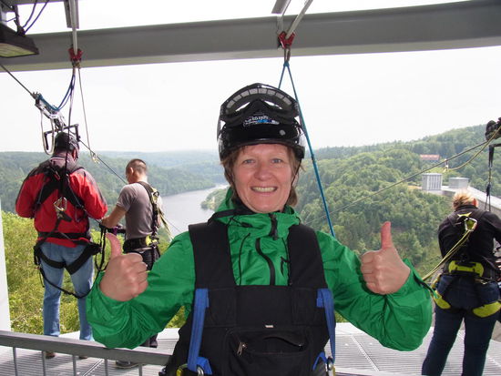 startklar und voller Enthusiasmus