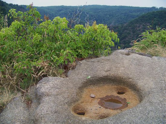 der Hufabdruck der Prinzessin, wo sie gelandet ist