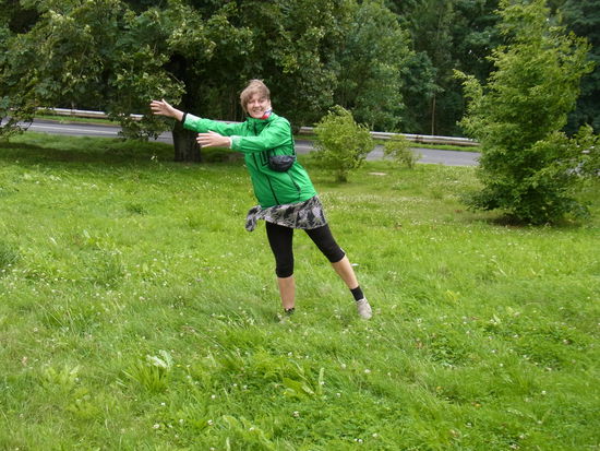 Alles fliegt in eine Richtung ... Windgymnastik