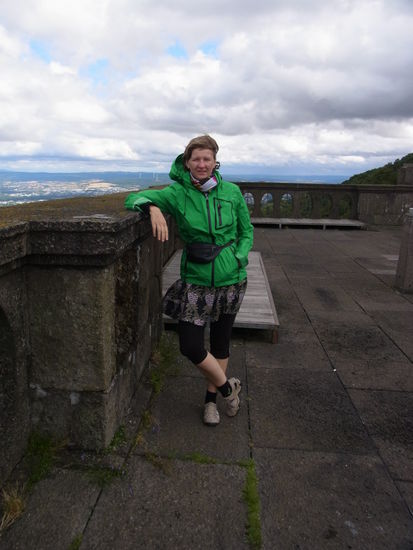 auf der Aussichtsplattform