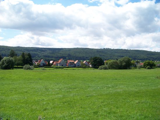 ...von den vielen alten schönen Fachwerkhäusern...