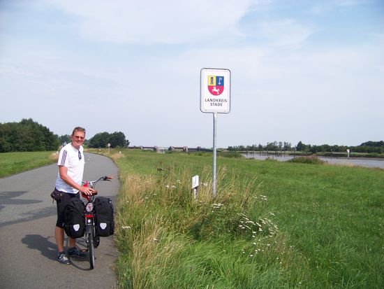 hier beginnt schon der Landkreis Stade