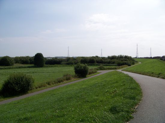 dafür sieht man die Strommasten richtig gut...