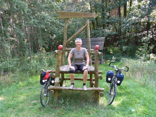 Dieser Stuhl wurde wohl für die Riesen gebaut...