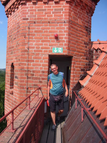 Wir müssen natürlich nach oben steigen...