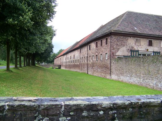 Seitenansicht von Corvey