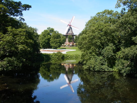 auf dem Weg ins Zentrum von Bremen