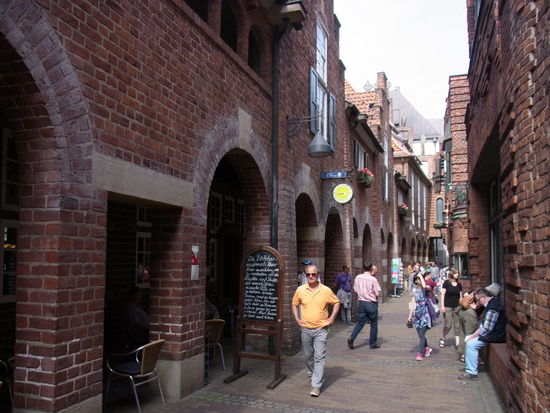 ein Abstecher in die Böttcherstraße