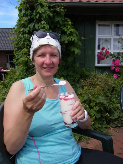 lecker lecker und erfrischend bei diesen Temperaturen