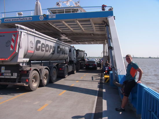 auf der Weserfähre