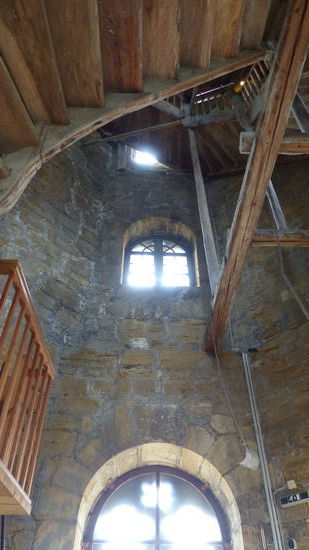 Während der Turmbesteigung...