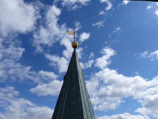 Blick von Turmspitze zu Turmspitze