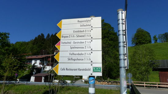 ...Richtung Fellhornbahn
