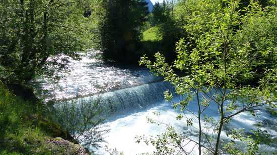 immer schön am Wasser entlang