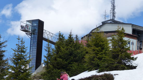 Aussichtsplattform an der Bergstation