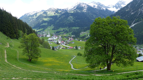 Blick auf Mittelberg