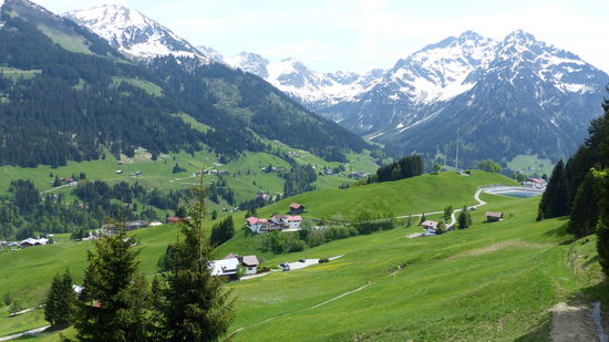 Blick ins Kleinwalsertal