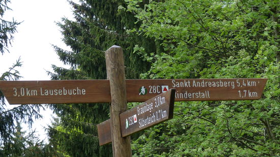 tolle Beschilderung, sofern man auf dem richtigen Weg ist, wenigstens noch...