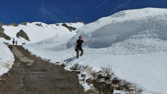 hier liegt noch ganz schön viel Schnee